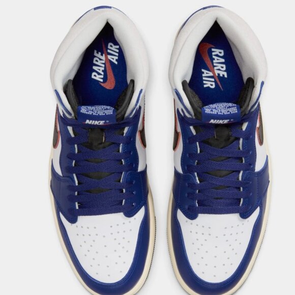 Air Jordan 1 Retro OG High Rare Air Deep Royal Blue Size 9.5 Brand New DZ5485 - Picture 5 of 6